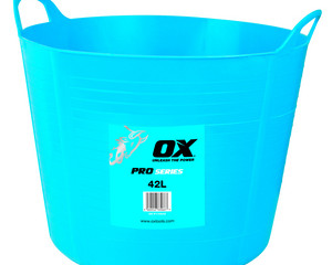 OX FLEXI TUB PRO HEAVY DUTY BLUE 42L P110642