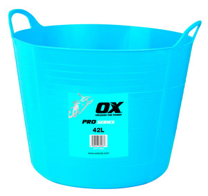 OX FLEXI TUB PRO HEAVY DUTY BLUE 42L P110642