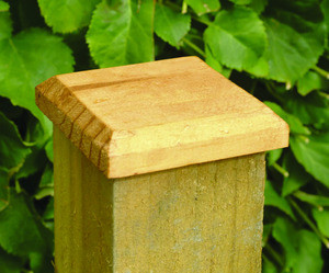 FENCE POST CAPS WOODEN 3